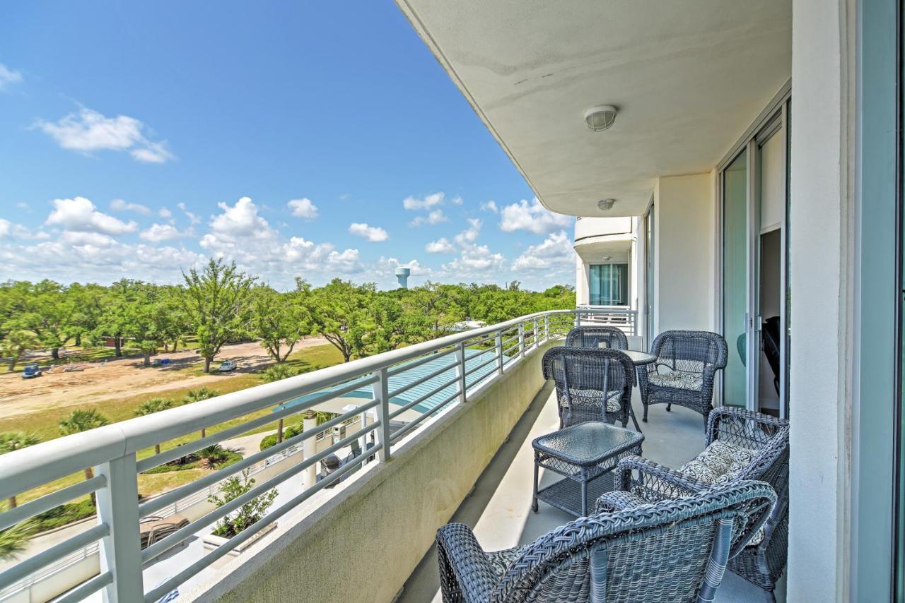 Beachside Biloxi Club Condo Balcony With Ocean View Extérieur photo