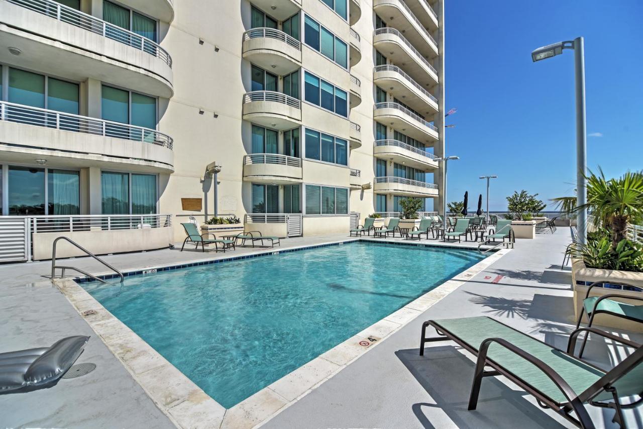 Beachside Biloxi Club Condo Balcony With Ocean View Extérieur photo